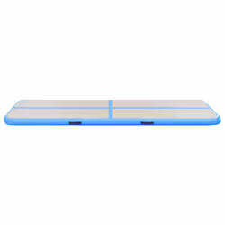 vidaXL Inflatable Gymnastics Mat with Pump 800cm PVC Blue Exercise Gym Carpet - Additional view 6