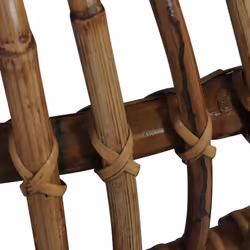 vidaXL 2x Coffee Tables Natural Rattan Living Room Tea Side Furniture Stand - Additional view 4