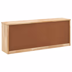 vidaXL Solid Walnut Wood Shoe Storage Bench Natural Shoe Storage Cabinets - Additional view 3