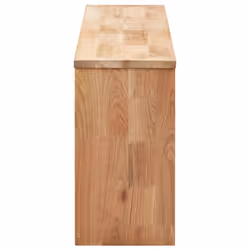 vidaXL Solid Walnut Wood Shoe Storage Bench Natural Shoe Storage Cabinets - Additional view 4