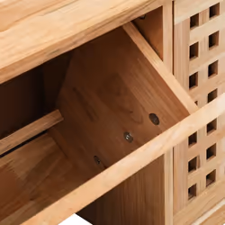 vidaXL Solid Walnut Wood Shoe Storage Bench Natural Shoe Storage Cabinets - Additional view 6
