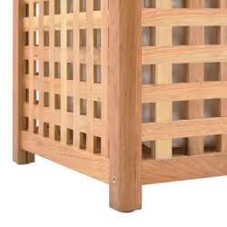 vidaXL Solid Walnut Wood Laundry Bin 87.5x46x67cm Clothes Chest Storage Boxes - Additional view 6