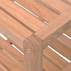 vidaXL Solid Walnut Wood Bathroom Shelf 65x40x55cm Natural Wooden Storage Rack - Additional view 4