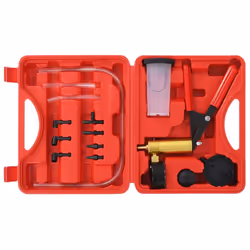vidaXL Brake Bleeder and Vacuum Pump Kit Auto Diagnostic Tool Vacuum Tester