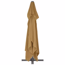 vidaXL Garden Parasol with Portable Base Patio Sunshade Outdoor Umbrella Taupe - Additional view 5