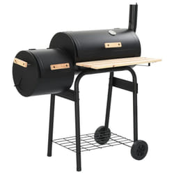 vidaXL Classic Charcoal BBQ Offset Smoker Outdoor Garden Picnic Barbecue Grill