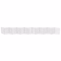 vidaXL Gabion Wall Galvanised Steel 450x30x50cm Stone Basket Raised Bed Cage - Additional view 4
