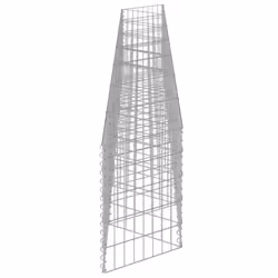vidaXL Gabion Wall Galvanised Steel 450x30x50cm Stone Basket Raised Bed Cage - Additional view 5