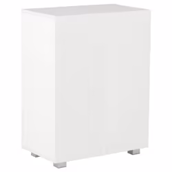 vidaXL Sideboard High Gloss White Engineered Wood Cabinet Organiser Stand - Additional view 6