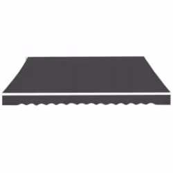 vidaXL Folding Awning Manual Operated 600cm Anthracite Canopy Solar Shade - Additional view 2