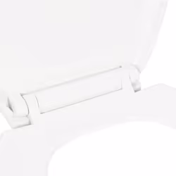 vidaXL Soft-close Toilet Seat with Quick-release Design White WC Bathroom - Additional view 5