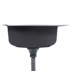 vidaXL Kitchen Sink with Strainer and Trap Stainless Steel Single Bowl Basin