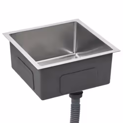 vidaXL Handmade Kitchen Sink Stainless Steel Under-mount Kitchen Sink Basin