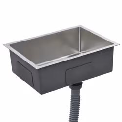 vidaXL Handmade Kitchen Sink Stainless Steel Under-mount Kitchen Sink Basin