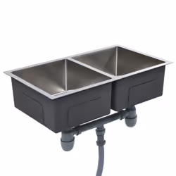 vidaXL Handmade Kitchen Sink Stainless Steel Under-mount Kitchen Sink Basin
