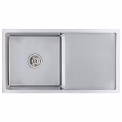 vidaXL Handmade Kitchen Sink Stainless Steel Under-mount Kitchen Sink Basin