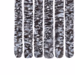 vidaXL Insect Curtain Brown and Beige 100x220cm Chenille Fly Door Screen Mesh - Additional view 6