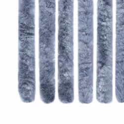vidaXL Insect Curtain Silver 56x185cm Chenille Mosquito Fly Door Screen Mesh - Additional view 6