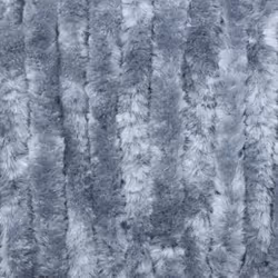 vidaXL Insect Curtain Silver 100x220cm Chenille Mosquito Fly Door Screen Mesh