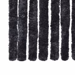 vidaXL Insect Curtain Anthracite 90x220cm Chenille Fly Screen Bug Door Mesh - Additional view 5