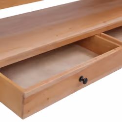 vidaXL Solid Mahogany Wood TV Cabinet Sideboard Lowboard Stereo Rack Shelf - Additional view 6
