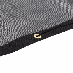 vidaXL Trailer Net HDPE Fine Mesh Elastic Cord 2x3.5m Black Cover Cargo Net - Additional view 2