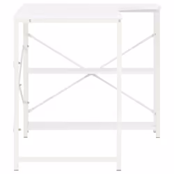 vidaXL Computer Desk White L-shaped Office PC Writing Table Work Corner Desk - Additional view 4