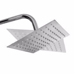 vidaXL Dual Head Shower Set with Hand Shower Stainless Steel Bathroom Diverter - Additional view 5
