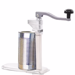 vidaXL Canned Food Can Opener Silver Aluminum and Stainless Steel Kitchen Tool