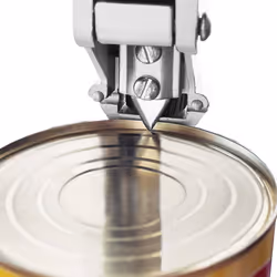vidaXL Canned Food Can Opener Silver Aluminum and Stainless Steel Kitchen Tool
