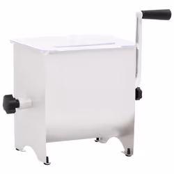 vidaXL Manual Meat Mixer with Lid Silver Meat Blender Sausage Mixer Machine - Additional view 2