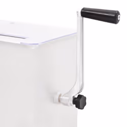 vidaXL Manual Meat Mixer with Lid Silver Meat Blender Sausage Mixer Machine - Additional view 4