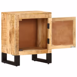 vidaXL Solid Mango Wood Bedside Cabinet Interior Lowboard Sideboard End Table - Additional view 8