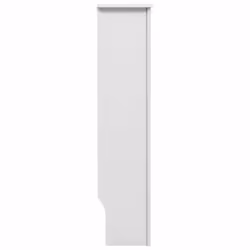 vidaXL Radiator Cover White MDF with a Matte Finish Heating Radiator Cover - Additional view 4