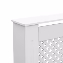 vidaXL Radiator Cover White MDF with a Matte Finish Heating Radiator Cover - Additional view 5
