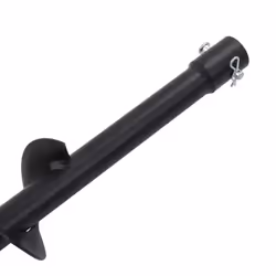 vidaXL Auger Drill Durable Steel Black 60mm Garden Planting Road Construction