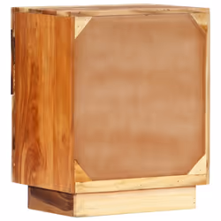 vidaXL Solid Reclaimed Wood Bedside Cabinet 40x30x50cm Storage Cupboard Stand