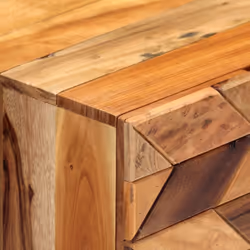 vidaXL Solid Reclaimed Wood Bedside Cabinet 40x30x50cm Storage Cupboard Stand - Additional view 5