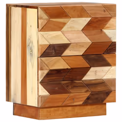 vidaXL Solid Reclaimed Wood Bedside Cabinet 40x30x50cm Storage Cupboard Stand - Additional view 8