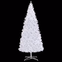 vidaXL Artificial Christmas Tree 400cm White Outdoor Holiday Xmas Decoration