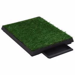 vidaXL Pet Toilet with Tray Faux Turf Green 63x50x7cm WC Dog Potty Puppy Mat - Additional view 5