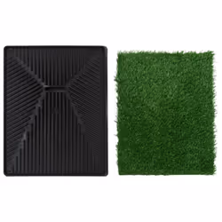 vidaXL Pet Toilet with Tray Faux Turf Green 63x50x7cm WC Dog Potty Puppy Mat - Additional view 6