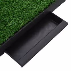 vidaXL Pet Toilet with Tray Faux Turf Green 63x50x7cm WC Dog Potty Puppy Mat - Additional view 7