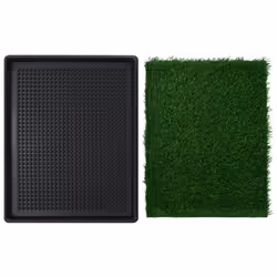 vidaXL Pet Toilet with Tray Faux Turf Green 64x51x3cm WC Dog Potty Puppy Mat - Additional view 5