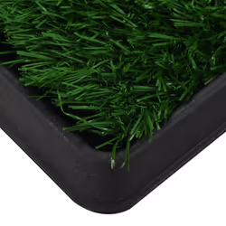 vidaXL Pet Toilet with Tray Faux Turf Green 64x51x3cm WC Dog Potty Puppy Mat - Additional view 7