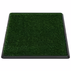 vidaXL Pet Toilet with Tray Faux Turf Green 76x51x3cm WC Dog Potty Puppy Mat - Additional view 4