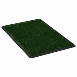 vidaXL 2x Pet Toilets & Tray Faux Turf Green 76x51x3cm WC Dog Potty Puppy Mat - Additional view 4