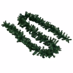 vidaXL 4x Christmas Garlands Green 270cm PVC Artificial Christmas Accessory