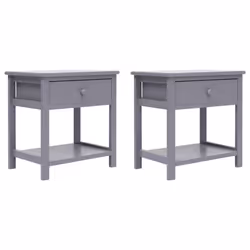 VidaXL 284051, Grey, MDF, Paulownia, Plywood, 325 x 240 x 100 mm, 400 mm, 290 mm, 420 mm