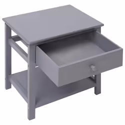 VidaXL 284051 nightstand/bedside table Grey